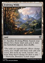 Evolving Wilds (OTC-292) - Outlaws of Thunder Junction Commander