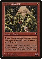 Mogg Conscripts (LIST-TMP-189) - The List