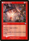 Shenanigans (Retro Frame) (MH1-018) - Modern Horizons 1 Timeshifts: (tombstone) Etched Foil
