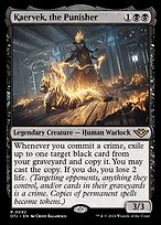 Kaervek, the Punisher (OTJ-092) - Outlaws of Thunder Junction Foil