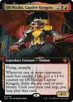 Ob Nixilis, Captive Kingpin (Extended Art) (MAT-176) - March of the Machine: The Aftermath: (Extended Art)