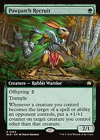 Pawpatch Recruit (Extended Art) (BLB-363) - Bloomburrow: (Extended Art)