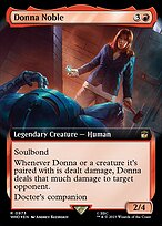 Donna Noble (Extended Art) (Surge Foil) (WHO-973) - Doctor Who: (Extended Art) Foil