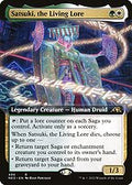 Satsuki, the Living Lore (Extended Art) (NEO-494) - Kamigawa: Neon Dynasty: (Extended Art)