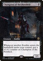 Champion of the Perished (BABP-385) - Innistrad: Midnight Hunt: (Extended Art) Foil
