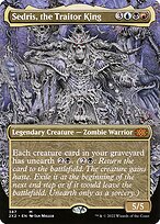 Sedris, the Traitor King (Borderless) (2X2-387) - Double Masters 2022 Foil