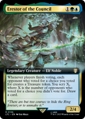 Erestor of the Council (Extended Art) (LTC-136) - Tales of Middle-earth Commander: (Extended Art) Foil