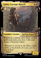 Lotho, Corrupt Shirriff (Showcase Scrolls) (LTR-664) - The Lord of the Rings: Tales of Middle-earth: (Showcase) Foil