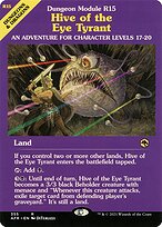 Hive of the Eye Tyrant (Dungeon Module) (AFR-355) - Adventures in the Forgotten Realms: (Showcase) Foil