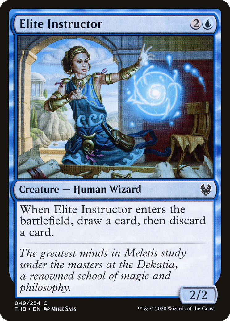 Elite Instructor (THB-049) - Theros Beyond Death Foil