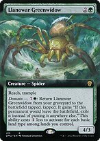 Llanowar Greenwidow (Extended Art) (DMU-415) - Dominaria United: (Extended Art) Foil