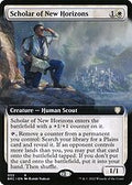 Scholar of New Horizons (Extended Art) (BRC-053) - The Brothers' War Commander: (Extended Art)