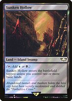 Sunken Hollow (Surge Foil) (40K-295) - Warhammer 40,000 Commander Foil