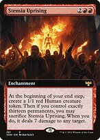 Stensia Uprising (Extended Art) (VOW-381) - Innistrad: Crimson Vow: (Extended Art) Foil