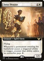 Strict Proctor (Extended Art) (STX-294) - Strixhaven: School of Mages: (Extended Art)