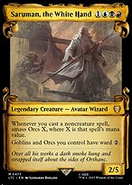 Saruman, the White Hand (Showcase Scrolls) (LTC-477) - Tales of Middle-earth Commander: (Showcase)