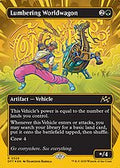 Lumbering Worldwagon (Borderless) (First-Place Foil) (DFT-528) - Aetherdrift Foil
