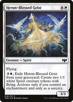 Heron-Blessed Geist (VOW-019) - Innistrad: Crimson Vow Foil