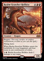 Realm-Scorcher Hellkite (WOE-145) - Wilds of Eldraine