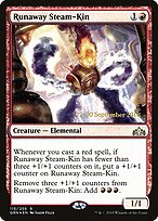 Runaway Steam-Kin (PRE-115) - Guilds of Ravnica Promos Foil