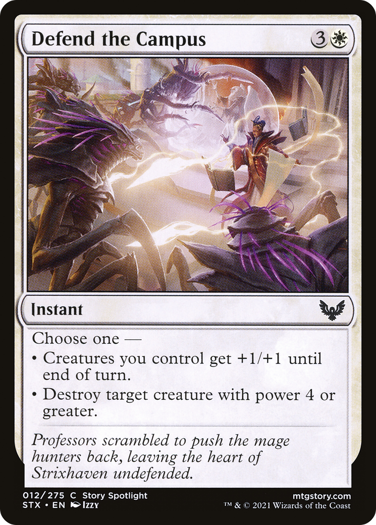 Defend the Campus (STX-012) - Strixhaven: School of Mages Foil