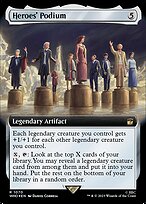 Heroes' Podium (Extended Art) (Surge Foil) (WHO-1070) - Doctor Who: (Extended Art) Foil