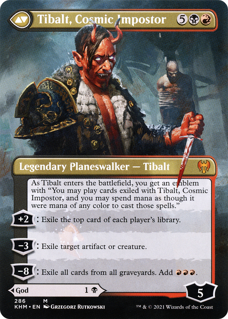 Valki, God of Lies (Borderless) (KHM-286) - Kaldheim (Borderless) Foil
