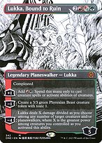 Lukka, Bound to Ruin (Borderless) (ONE-342) - Phyrexia: All Will Be One: (Showcase)