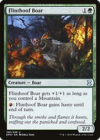 Flinthoof Boar (EMA-166) - Eternal Masters Foil