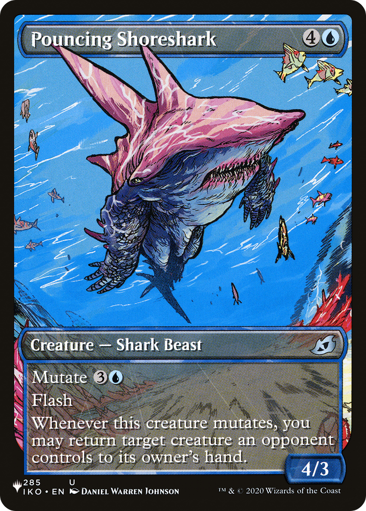 Pouncing Shoreshark (Showcase) (LIST-IKO-285) - The List: (Showcase)