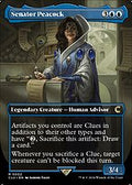 Senator Peacock (Borderless) (CLU-002) - Ravnica: Clue Edition