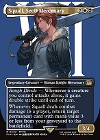 Squall, SeeD Mercenary (Borderless) (FIN-402) - FINAL FANTASY Foil
