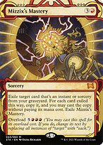 Mizzix's Mastery (STA-043) - Strixhaven Mystical Archive: (Showcase) (Borderless) Foil