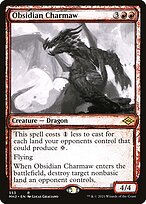 Obsidian Charmaw (Showcase) (MH2-353) - Modern Horizons 2: (Showcase) Foil