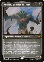 Kozilek, Butcher of Truth (Foil Etched) (2X2-414) - Double Masters 2022 Foil