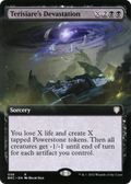 Terisiare's Devastation (Extended Art) (BRC-056) - The Brothers' War Commander: (Extended Art)