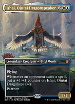 Ishai, Ojutai Dragonspeaker (Borderless) (BLC-089) - Bloomburrow Commander Foil