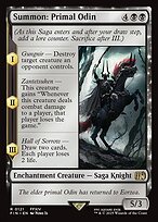 Summon: Primal Odin (FIN-121) - FINAL FANTASY: (enchantment)