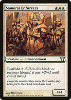Samurai Enforcers (CHK-042) - Champions of Kamigawa Foil