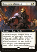 Runeforge Champion (Extended Art) (KHM-339) - Kaldheim: (Extended Art)