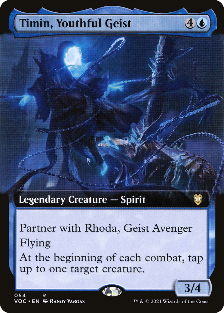 Timin, Youthful Geist (Extended Art) (VOC-054) - Crimson Vow Commander: (Extended Art)