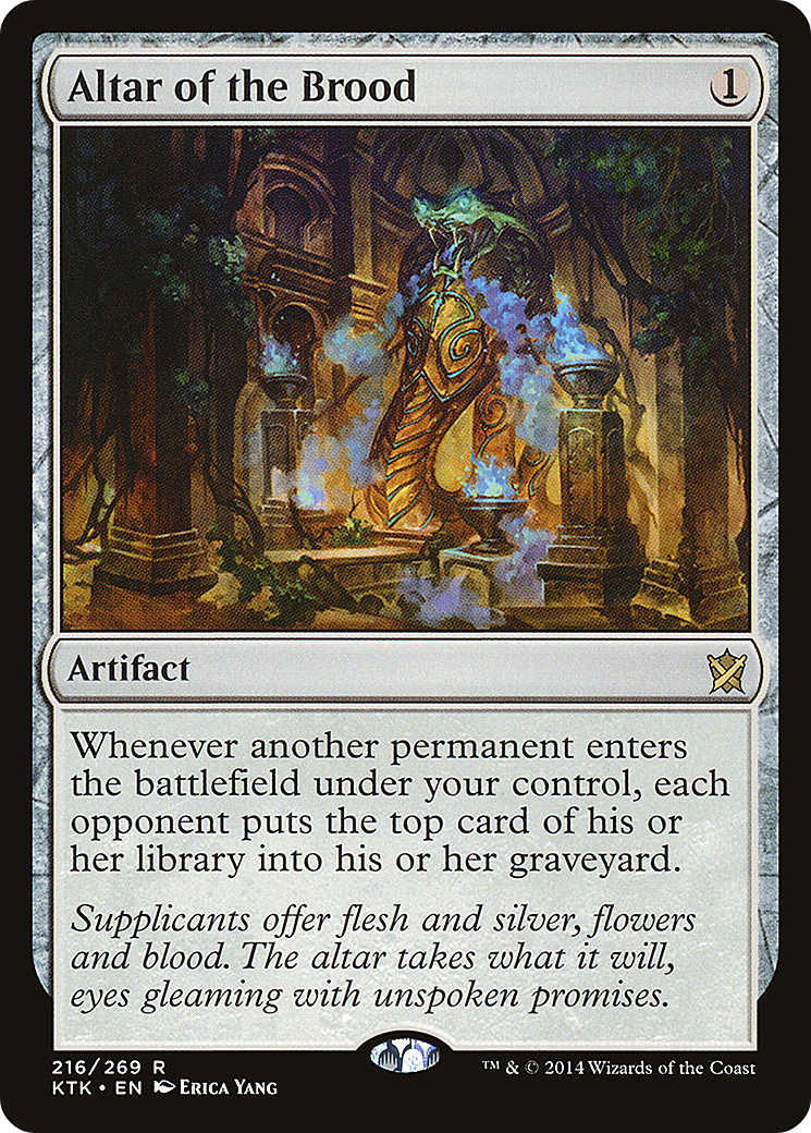Altar of the Brood (KTK-216) - Khans of Tarkir