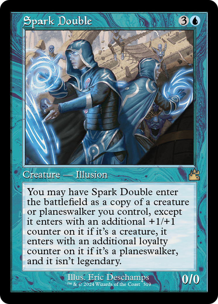 Spark Double (Retro Frame) (RVR-319) - Ravnica Remastered Foil