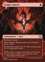 Dragon Mantle (WOT-041) - Wilds of Eldraine: Enchanting Tales: (Showcase) (Borderless)