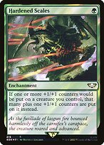 Hardened Scales (Surge Foil) (40K-215) - Warhammer 40,000 Commander Foil