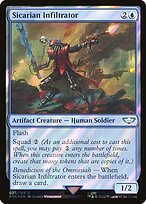 Sicarian Infiltrator (Surge Foil) (40K-025) - Warhammer 40,000 Commander Foil