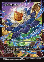 Radiant Lotus (Showcase) (DFT-406) - Aetherdrift: (Showcase) Foil