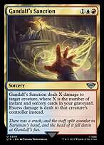 Gandalf's Sanction (LTR-208) - The Lord of the Rings: Tales of Middle-earth Foil