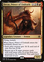 Orcus, Prince of Undeath (AFR-229) - Adventures in the Forgotten Realms Foil