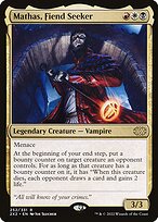 Mathas, Fiend Seeker (2X2-252) - Double Masters 2022 Foil